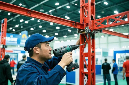 鄭州搭建一個產(chǎn)品推介會桁架的人工費用大概是多少？