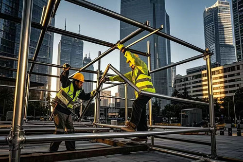 鄭州戶外開業慶典桁架搭建的抗風措施有哪些?